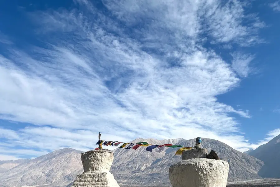 View of open sky in Ladakh